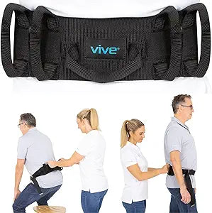 Vive Gait Transfer Belt with Handles – Patient Assist (300lbs)