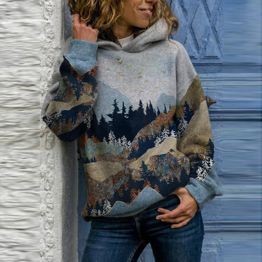 Alberta | Harajuku Baumwoll-Hoodie für Damen